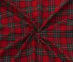 Buy red tartan fabric