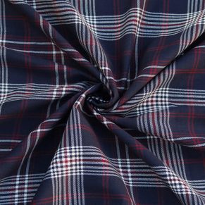 Premium Blue Checkered Fabric