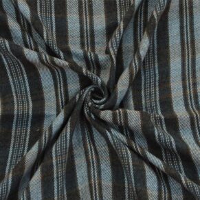Grey Yarn Dyed Flannel Fabric