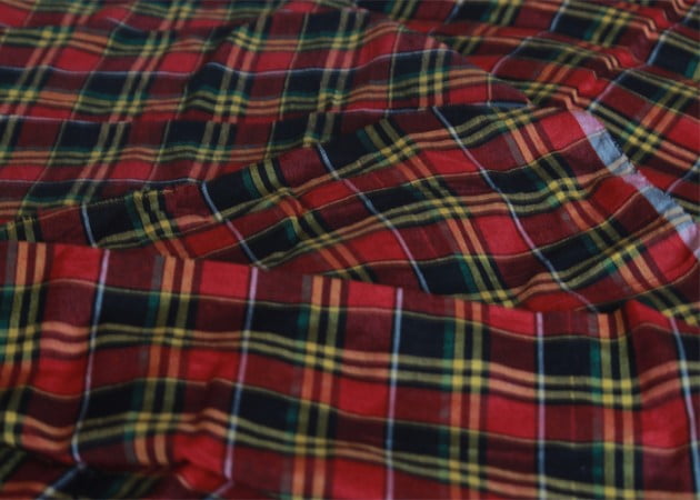 Buy Red Check Fabric Just @119 Rs per M.T.R at Bigreams.com