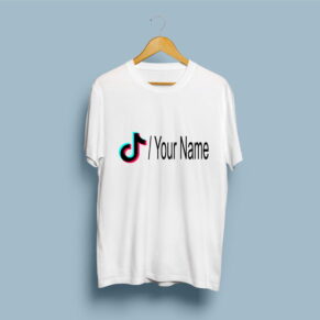 Customized Tiktok Channel Name T-shirt