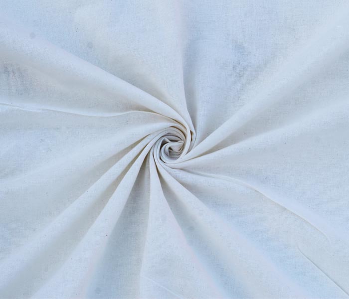 Cotton White Khadi Fabric