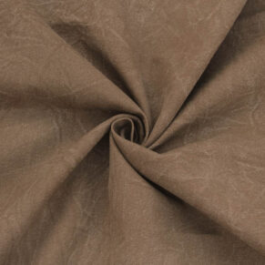 Brown Stone Washed Canvas Fabric
