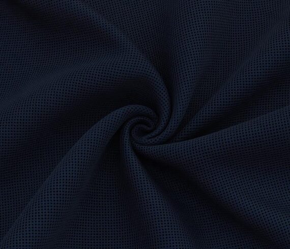 Navy Blue Air Mesh Fabric