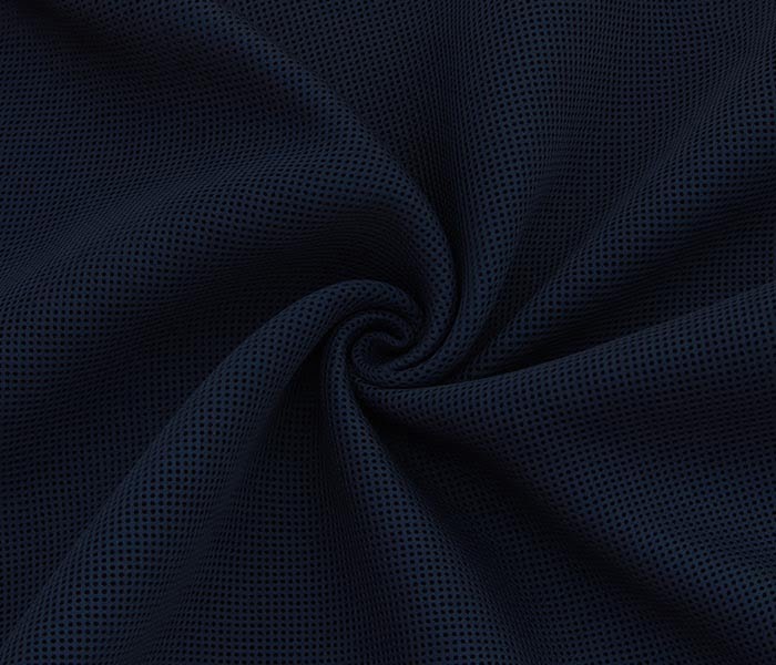 Navy Blue Air Mesh Fabric