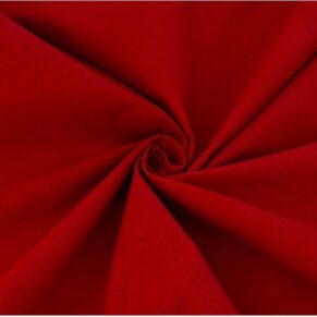 Red Solid Cotton Canvas Fabric