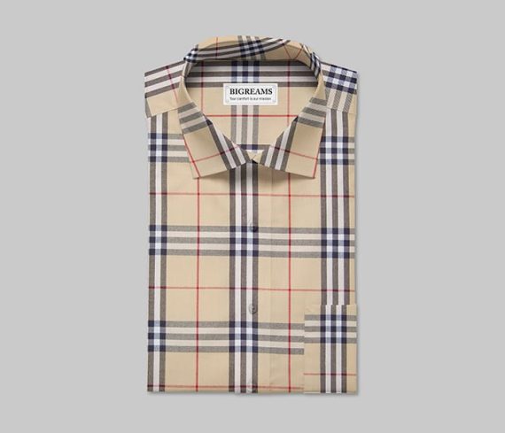 Yarn Dyed Cotton Burberry Check Fabric