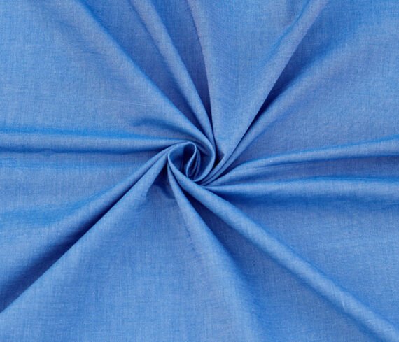 Unstitched Chambray Cotton Shirt Fabric