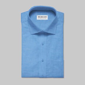 Unstitched Chambray Cotton Shirt Fabric