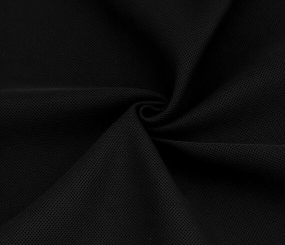 Black Knitted Air Mesh Fabric