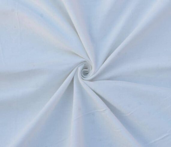 Unstitched White-poly Canvas Fabric