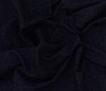 Unstitched Navy-Blue Cotton Denim Fabric