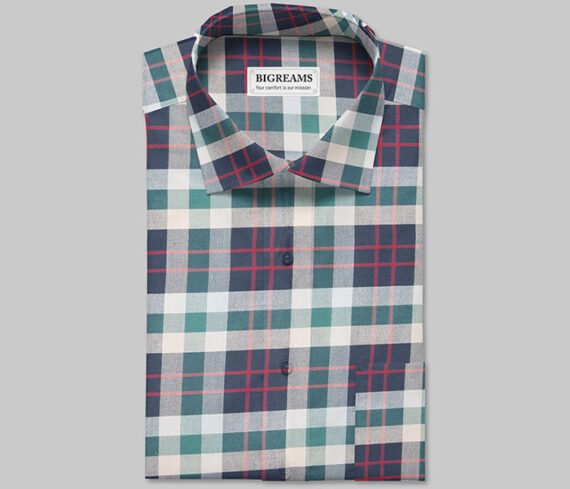 Unstitched Multicolor Cotton Shirting Fabric