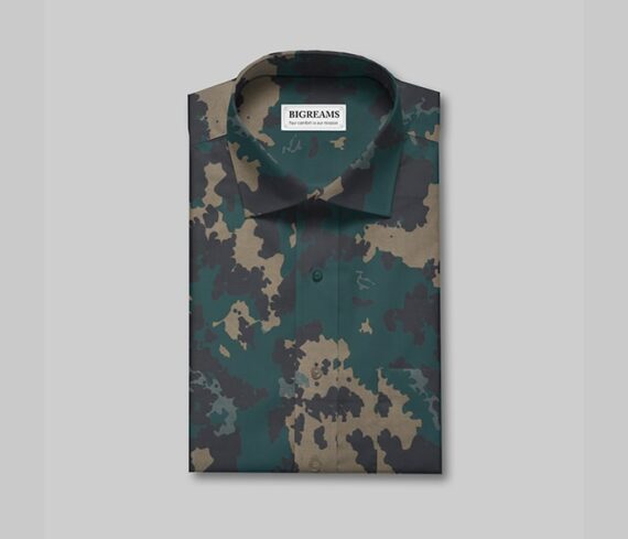 Army Military Multicolor Printed Fabric