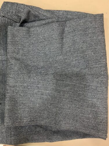 Black & Grey Herringbone Wool Tweed Fabric photo review