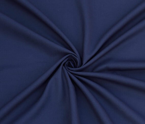 Navy Blue Wrinkle Free Pants Fabric