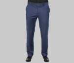 Navy Blue Wrinkle Free Pants Fabric