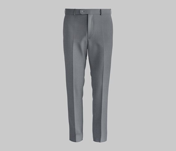Grey Wrinkleless Trouser Fabric