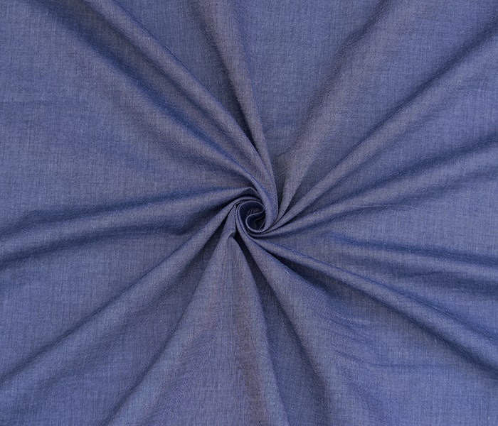 Buy Unstitched Chambray Blue Shirt Fabric - BIGREAMS