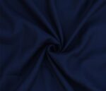 Dark Blue Solid Linen Shirting Fabric