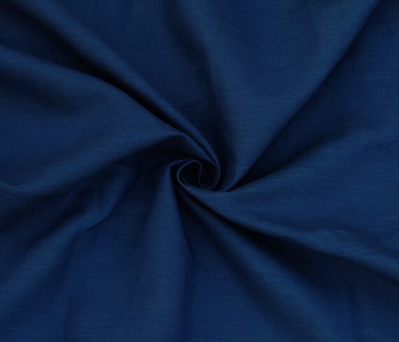 Navy Blue Linen Fabric For Shirt