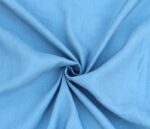 Powder Blue Linen Viscose Fabric