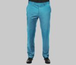 Cyan Color Unstitched Coat Pant Material