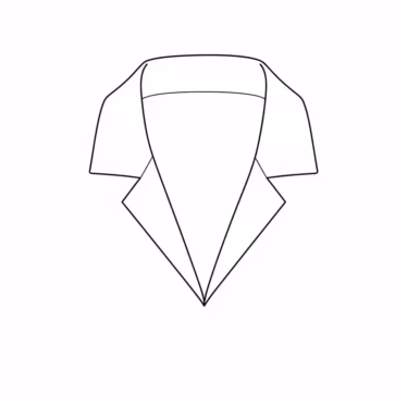 Peak Lapel Collar