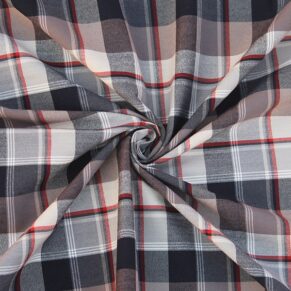 Yarn-Dyed Beige Stretchable Shirt Fabric