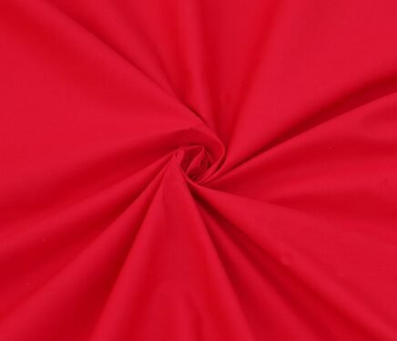 Red 100% Cotton Solid Fabric