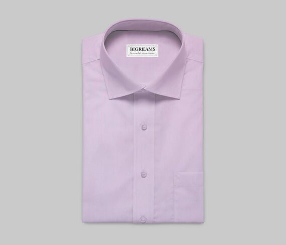 Unstitched Purple Cotton Shirt Piece