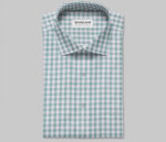 Green 100% Cotton Gingham Check Fabric