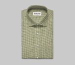 Green 100% Cotton Gingham Check Fabric