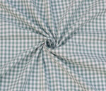 Green 100% Cotton Gingham Check Fabric