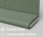 Green 100% Cotton Gingham Check Fabric