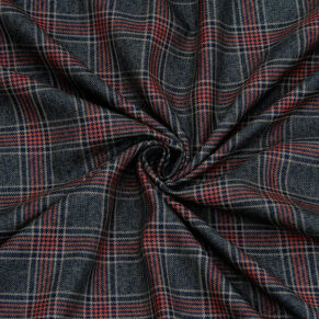 Premium Checkered Suit Fabric