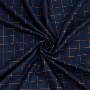 Navy Blue Party Wear Coat Fabric