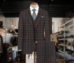 Premium Checkered Suit Fabric