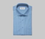 Blue Gingham Checkered Fabric