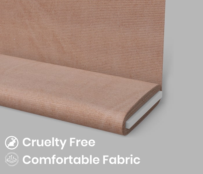 Light Orange Corduroy Dobby Fabric