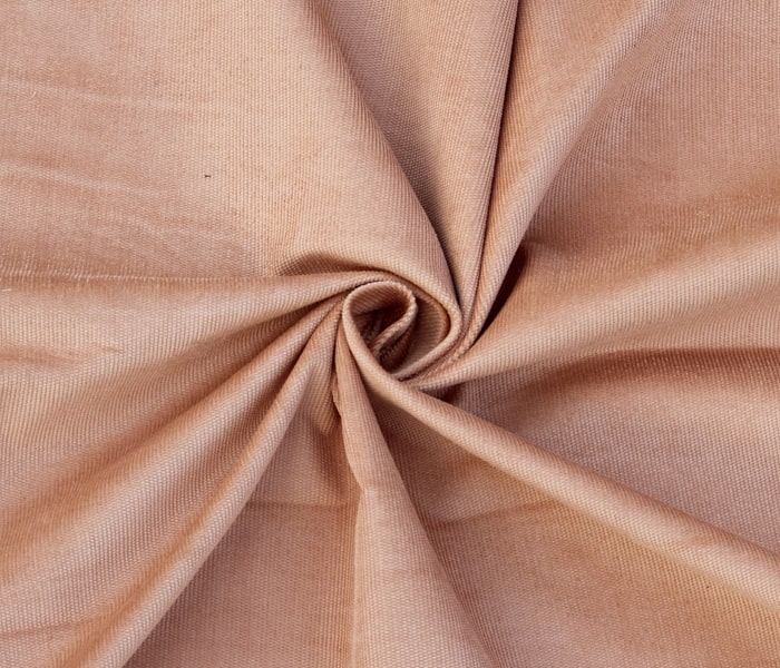 Light Orange Corduroy Dobby Fabric