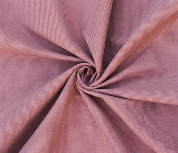 Dusty Pink Corduroy Clothing Fabric