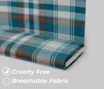 Green 100% Cotton Herringbone Clothing Material