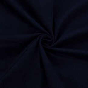 Navy Blue Stretchable Corduroy Fabric