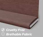 Brown Cotton Stretchable Denim Fabric