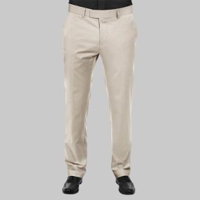 Beige Color Fourway Flexible Pants Piece