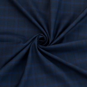 Blue Stretchable Lightweight Suiting Material