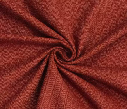 Dark Orange Herringbone
