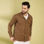 Classic Brown Herringbone Shacket – Perfect for Parties & Casual Wear - Image 5