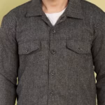 Grey Herringbone Wool  Shacket for Winter - Image 2